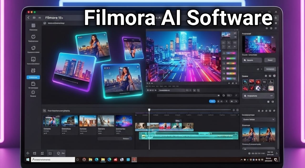Filmora 13 AI Window Software - No Need Crack Version