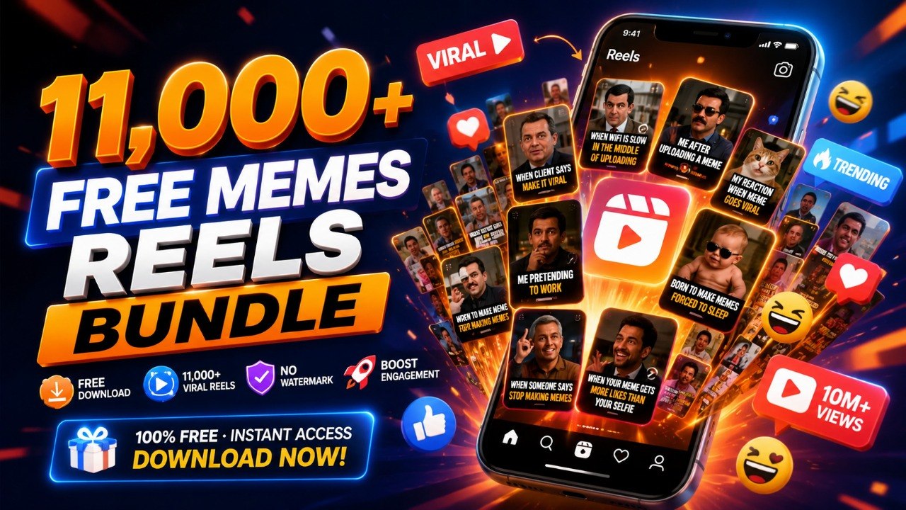 1000+ Mems Reel Bundle Pack