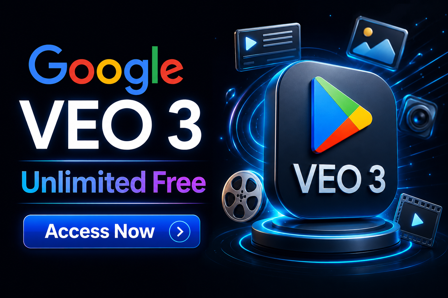Google VEO 3 unlimited free Use - Access Now and Create Video